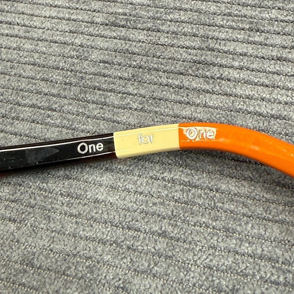 Toms Marco Aviator Sunglasses Tortoiseshell Orange Colorblock Y2k